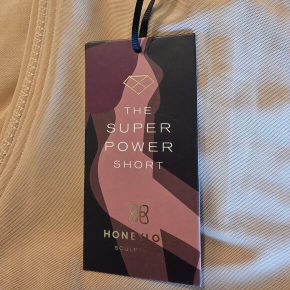 Honeylove Womens The Super Power Short Plus Size 1X Sand Nude Beige NEW - Picture 5 of 5